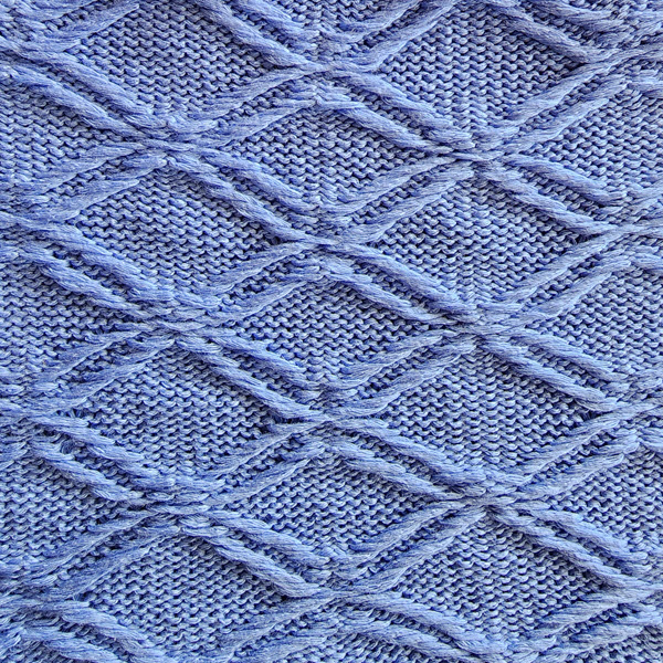 KIN4305 Geometric "lattice" slip stitch on the purl side of the knitting
